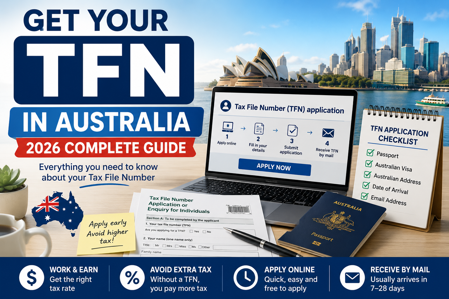 Get a Tax File Number (TFN) in Australia (2026 Complete Guide)
